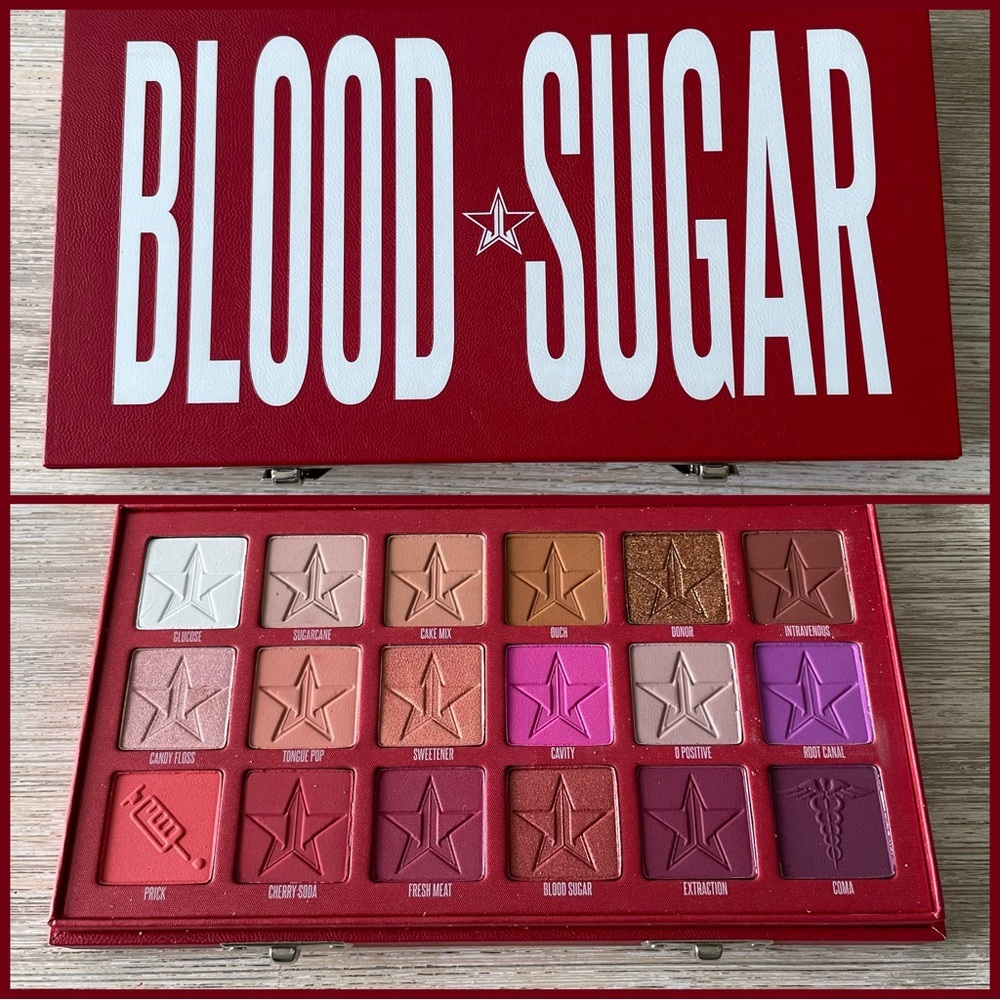 ❤️‍🔥 New Jeffree Star Blood Sugar Eyeshadow Palette